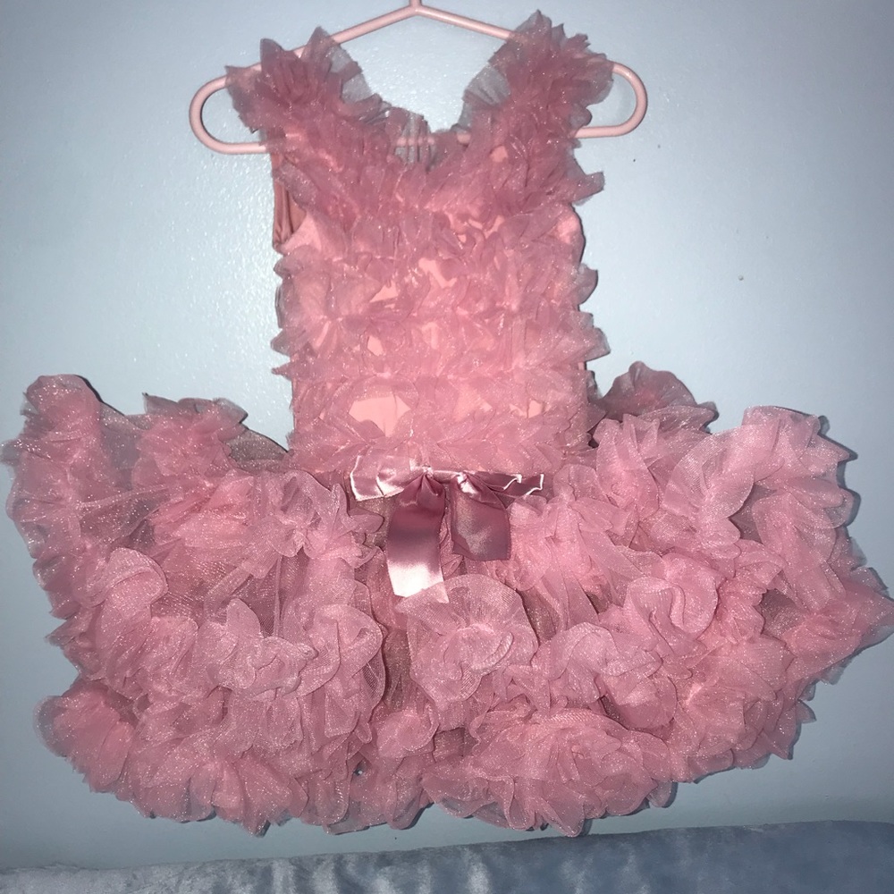 Blush pink tutu dress size 12-18 months